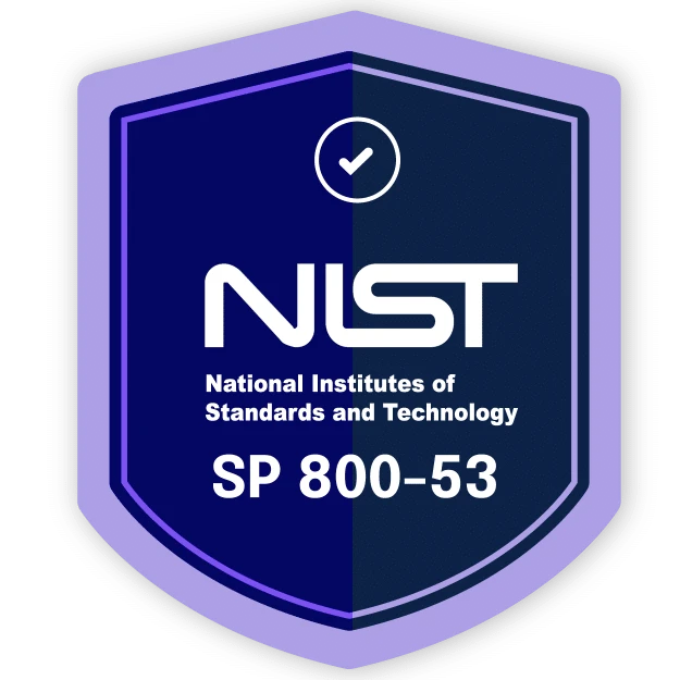 NIST SP 800-53 alignment badge