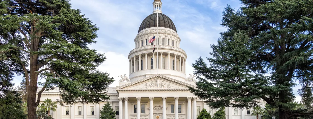 The California State Capitol in Sacramento