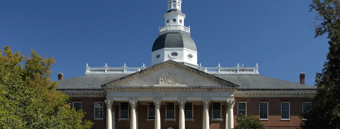 The Maryland State House in Annapolis