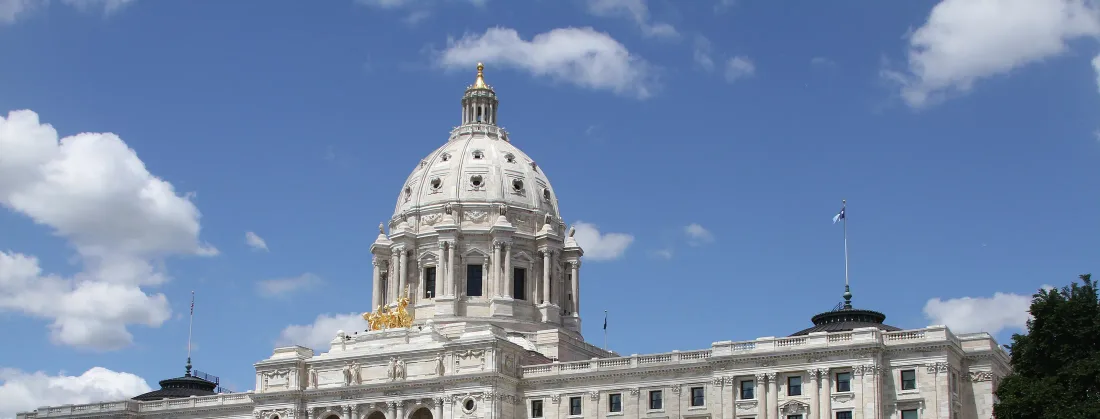 The Minnesota State Capitol in Saint Paul