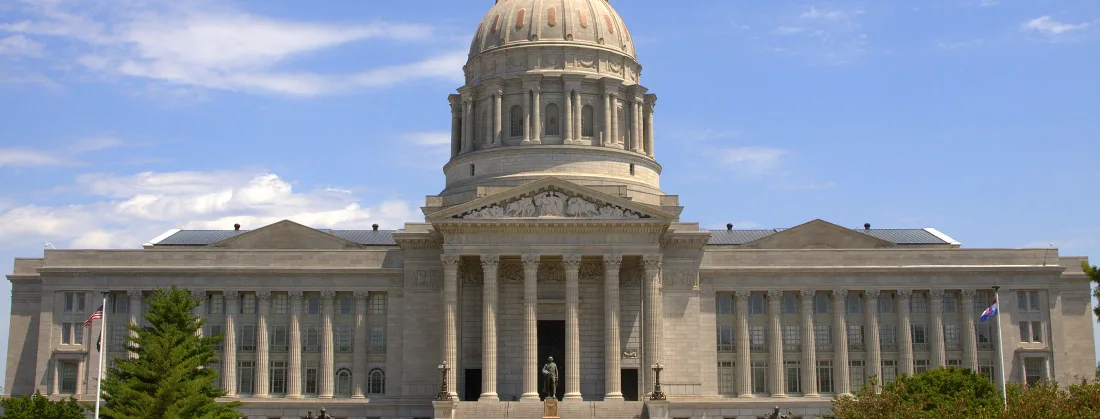 The Missouri State Capitol in Jefferson City
