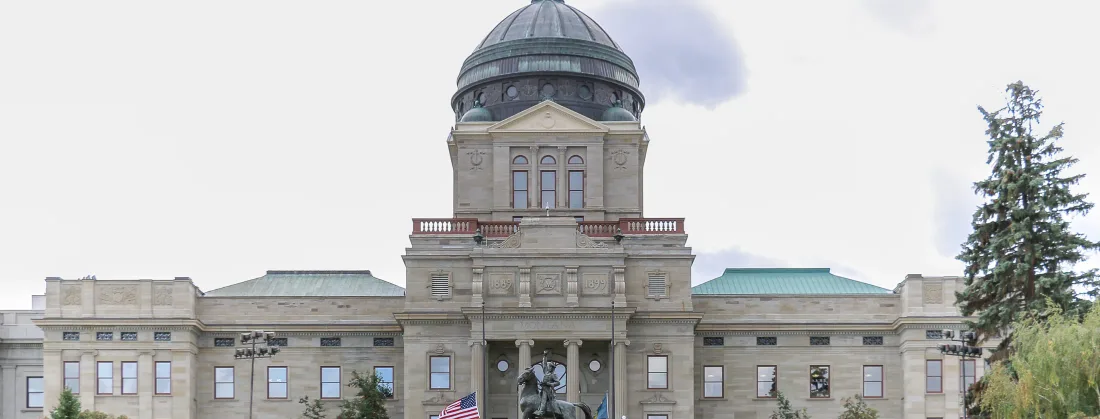 The Montana State Capitol in Helena