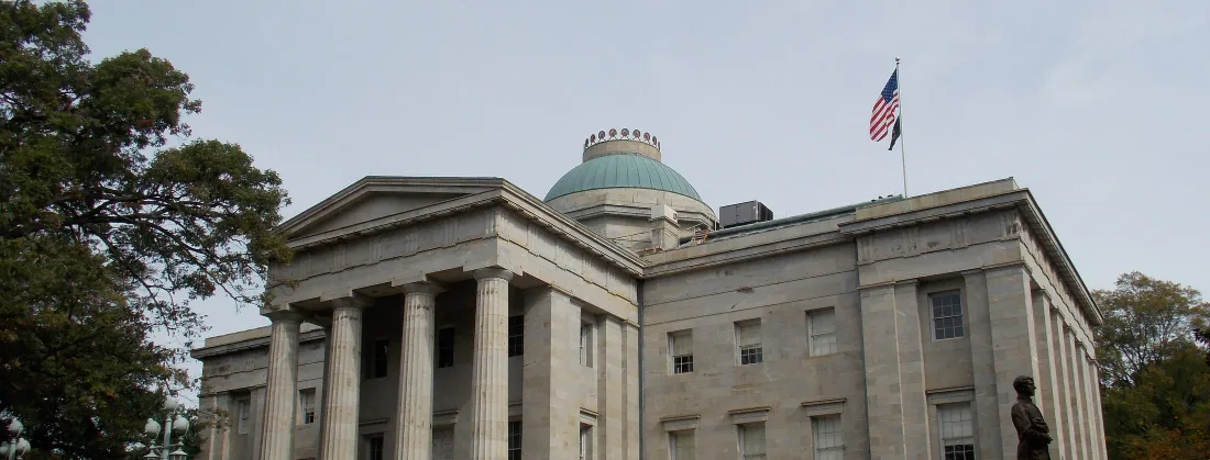The North Carolina State Capitol in Raleigh