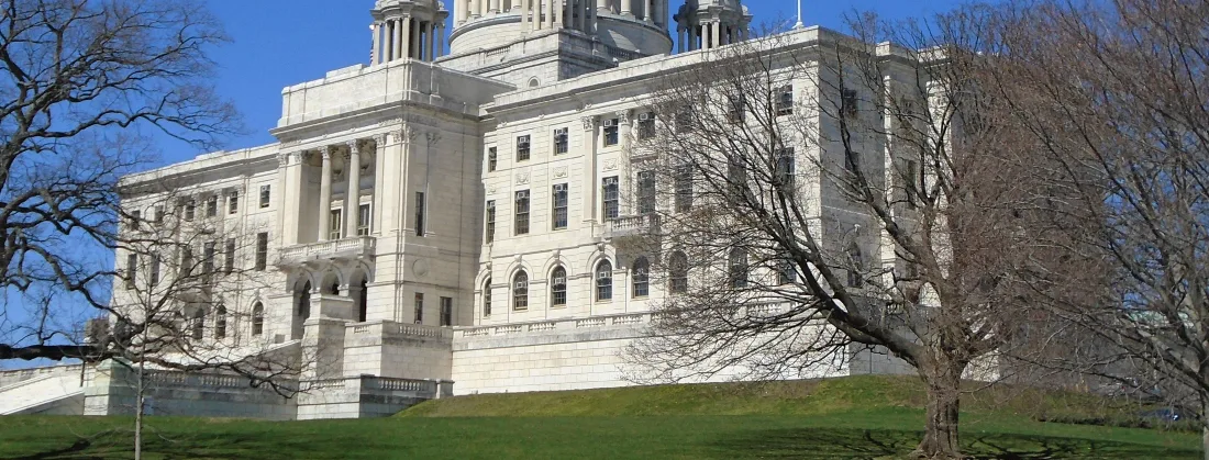 The Rhode Island State House in Providence
