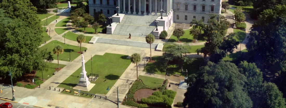 The South Carolina State House in Columbia