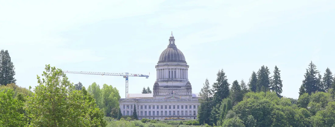 The Washington State Legislative Building in Olympia