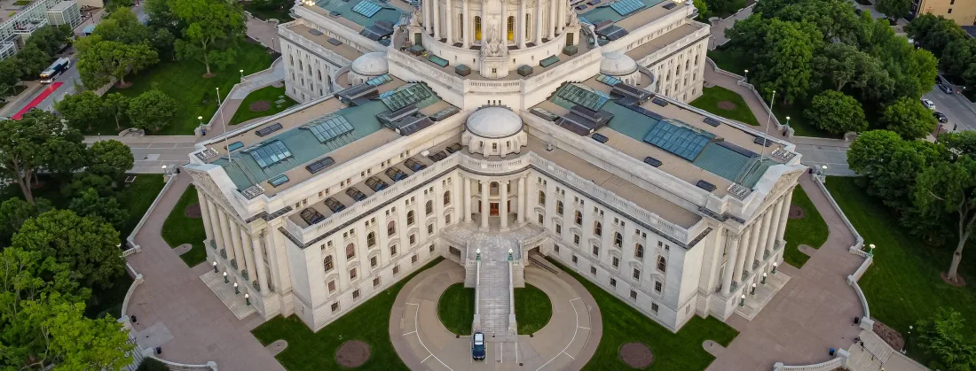 The Wisconsin State Capitol in Madison