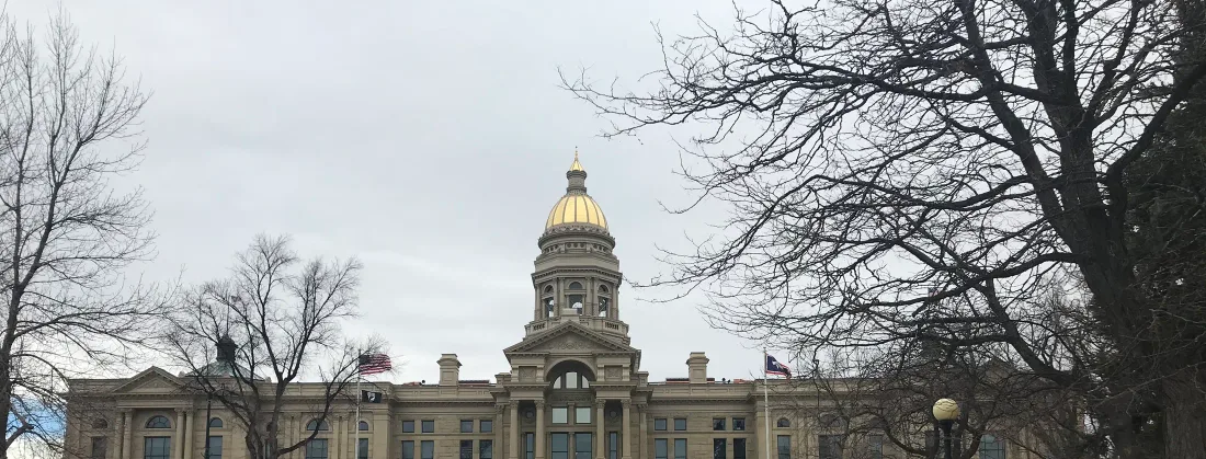 The Wyoming State Capitol in Cheyenne